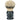 Black Shaving Brush XL (Silver Tip) with Stand